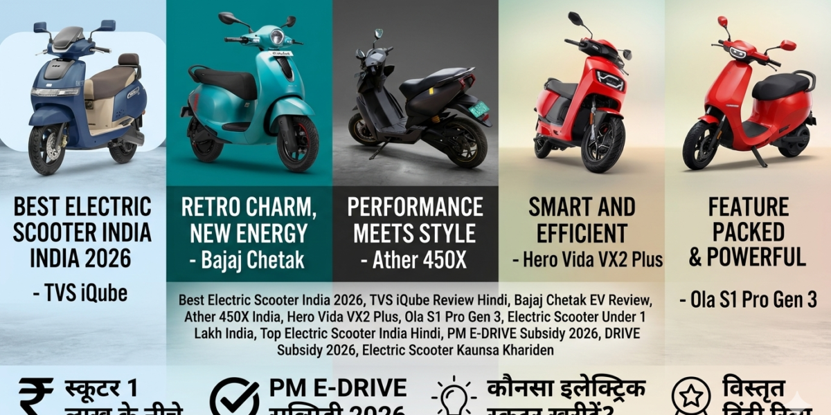 India के Top 5 Trusted Electric Scooters 2026 – कौन सा खरीदें?