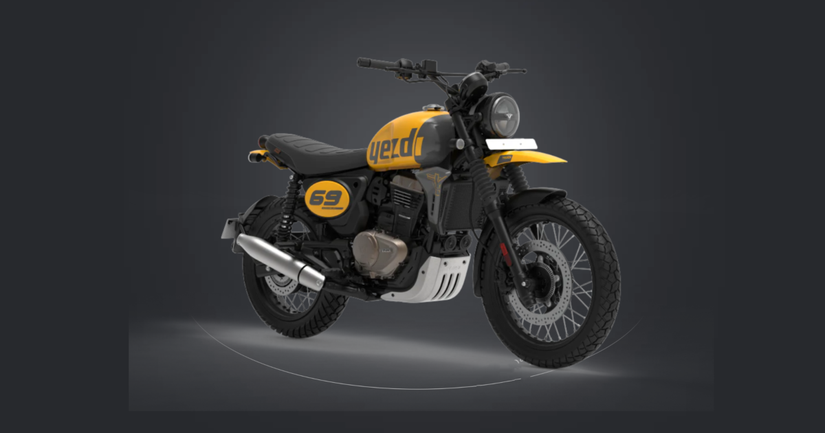 New Yezdi Scrambler 350 Launch — ₹1.99 लाख में Traction Control और नई Katar Engine
