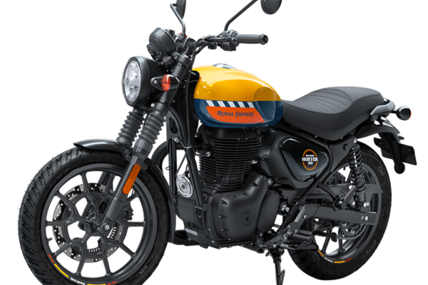 2026 Royal Enfield Hunter 350 नया Base Premium Variant, Mumbai Yellow रंग और बहुत कुछ