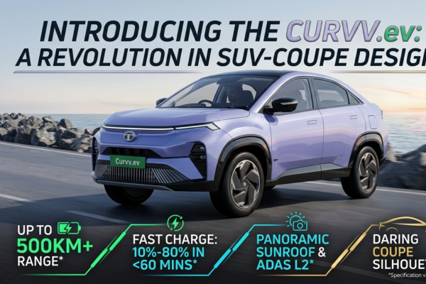 Tata Curvv.ev SeriesX लॉन्च: ₹16.99 लाख से शुरू, 502km रेंज वाली प्रीमियम EV कूपे SUV – स्पेसिफिकेशन्स, फीचर्स और कीमत