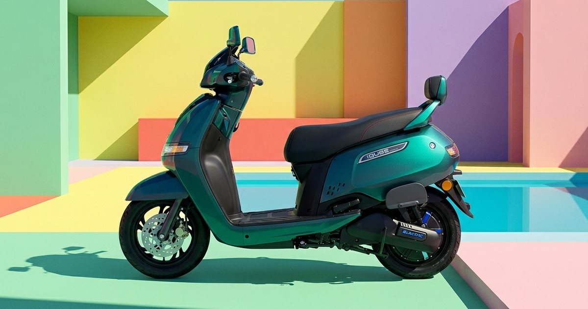 TVS iQube S 4.7kWh नया Variantvमें 175km Rangebऔर 7-inch TFT Display के साथ!